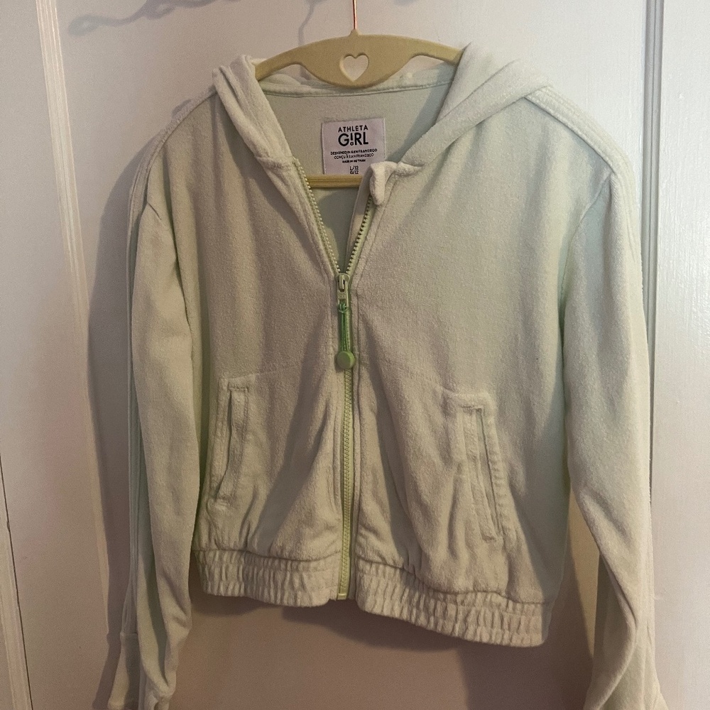 Athleta Girls Hoody Zipped Jacket